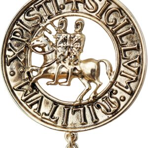 Knights Templar Two Riders Talisman for the True Seeker of Brotherhood and Compassion Pendant Amulet