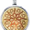 Enchanted Jewelry Earth-Star Flower Talisman for Serenity & Inner Strength Amulet Charm