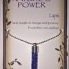 Lapis Vial Pendant for Change and Promise