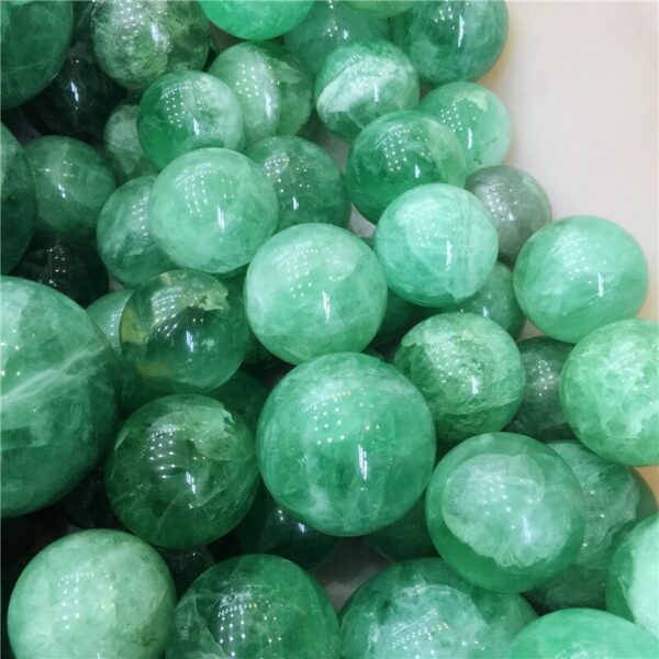 Crystal Healing~Beautiful Natural Green Fluorite Crystal Reiki Healing Home decoration Crafts 6cm