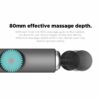 Health Energy~Massage Gun Electric Neck Massager Smart Hit Fascia Gun for Body Massage Relaxation Fitness Muscle Pain Relief