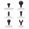 Health Energy~Massage Gun Electric Neck Massager Smart Hit Fascia Gun for Body Massage Relaxation Fitness Muscle Pain Relief