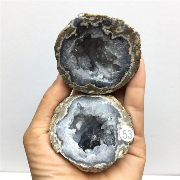 Natural Quartz Aura Agate Geode Clusters Jewelry Box