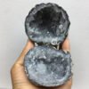 Natural Quartz Aura Agate Geode Clusters Jewelry Box