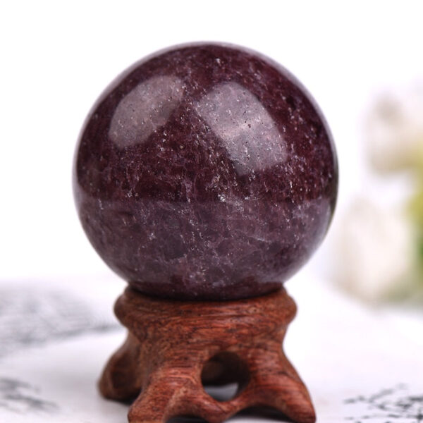 Natural Dream Amethyst Ball Polished Globe Massaging Ball Reiki Healing