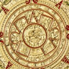 Mexican Maya Aztec Calendar Art Prophecy Culture Gold Plated
