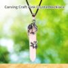 Crystals and Healing Chakra Stones Set  Spiritual Crystal  Wooden Box
