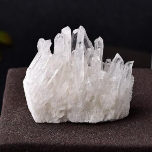 1PC Natural Raw Quartz White Clear Crystal Cluster Healing Stones Crystal Point Specimen Home Decoration Raw Crystals Minerales - Avsso