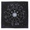 Altar Cloth~High Quality 50.5x50.5cm Tarot Tablecloth Triple Moon Pentagram Pagan Altar Tarot Cloth Flannel For Board Game Entertainment
