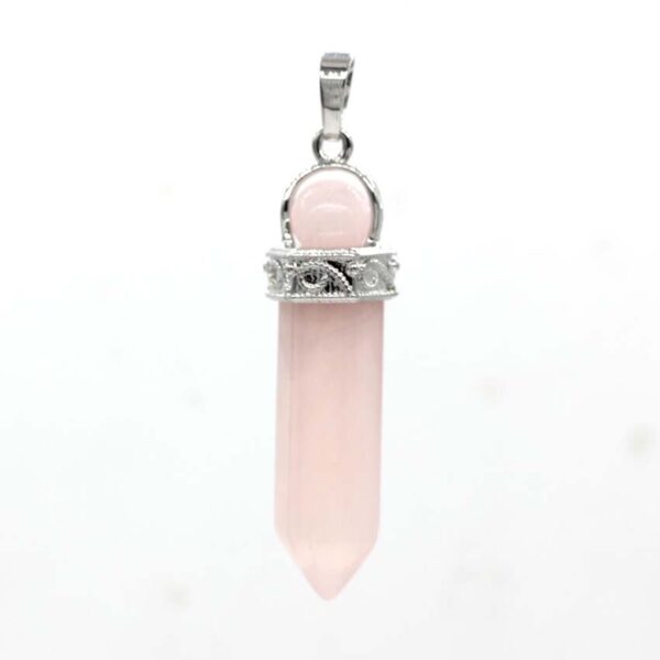 Natural Gnergy Gemstone~ Natural Healing Crystal Quartz Pendulums Amethysts Black Agates Hexagon Prism Srone Pendant Pendulum Chakra Jewelry