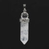 Natural Gnergy Gemstone~ Natural Healing Crystal Quartz Pendulums Amethysts Black Agates Hexagon Prism Srone Pendant Pendulum Chakra Jewelry