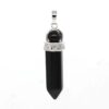 Natural Gnergy Gemstone~ Natural Healing Crystal Quartz Pendulums Amethysts Black Agates Hexagon Prism Srone Pendant Pendulum Chakra Jewelry