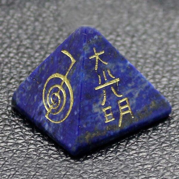 Natural Gnergy Gemstone~ Natural Stone Healing Crystal Quartz Carve Rune Pendant Pyramid Pendulum Reiki Energy Pendulos Therapy Healing Stone Jewelry