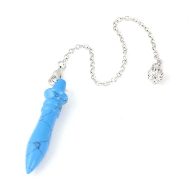 Natural Gnergy Gemstone~ Natural Stones Healing Crystal Quartz Pendulum Pendants Amethysts Lapis Lazuli Reiki Stone Amulet Pendule Divination Jewelry