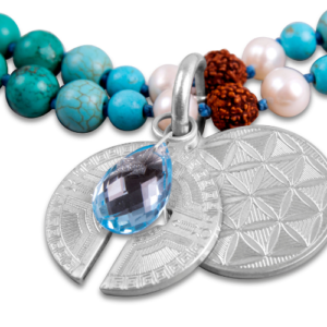 Leadership Mala MALA FLOWER OF LIFE PENDANT ROSE GOLD   HIGHCHI HEALING PENDANT
