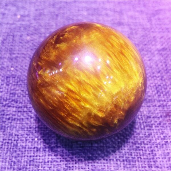 Crystal Healing~NEW 50mm beautiful gold sea willow coral sphere ball specimen healing Home decoration 1pcs