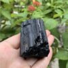 Crystal Healing~Natural Black Tourmaline Crystal Stone Gem Original Mineral specimen 1pcs