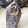 Natural Crystal Quartz Sphalerite Point Big wand towers Healing Stone Energy Ore Mineral Crafts Home Decoration