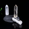 Crystal Healing~Natural Crystal Transparency Quartz Point Healing Stone Hexagonal Prisms 50-80mm Obelisk Wand Treatment Stone Home Decor 1PC