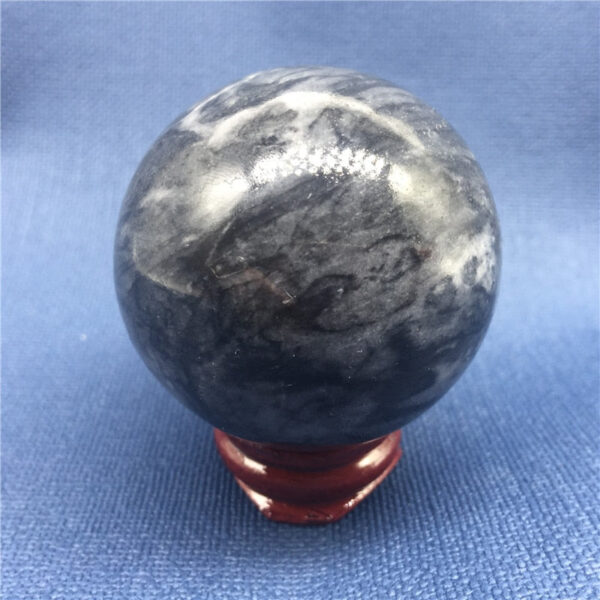 Crystal Healing~Natural Jade Stone black Ball home decoration gift 45-50mm