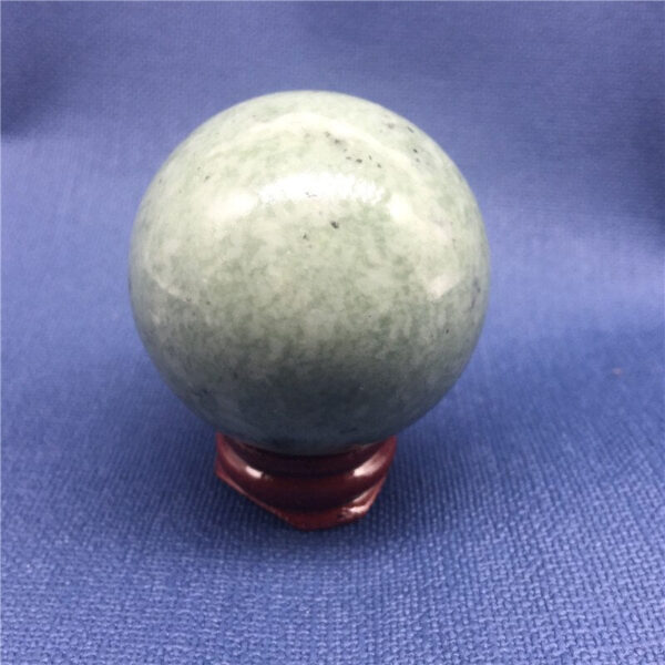 Crystal Healing~Natural Jade Stone green Ball home decoration gift 45-50mm