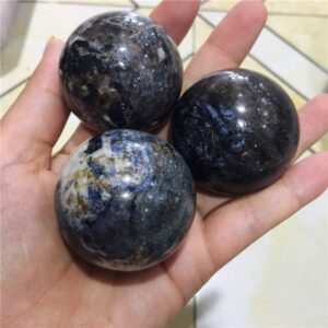 Crystal Healing~Natural  Peter Stone (Pietersite)  Rock Crystal Quartz Mineral Sphere Globe Ball Chakra Healing Home decoration Crafts 45-55mm