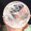 Natural Rock Polished Clear Quartz Balls White Crystal Sphere Healing| |