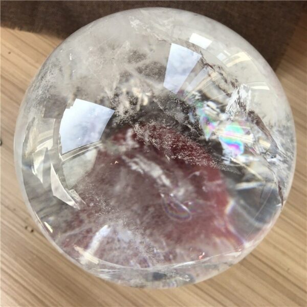 Natural Rock Polished Clear Quartz Balls White Crystal Sphere Healing| |