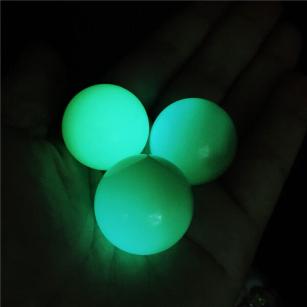 Crystal Healing~Natural Stones Luminous Stone Ball Raw Gemstone Glow In The Dark Stone Crystal Rough Stone Healing Specimen Minerals 1pcs