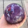Crystal Healing~Natural amethyst stone quartz crystal ball beautiful purple quartz healing crystals 1pcs 7-9cm