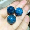 Crystal Healing~Natural blue apatite stones Rock Crystal Quartz Mineral Sphere Globe Ball Chakra Reiki Healing Home decoration Crafts