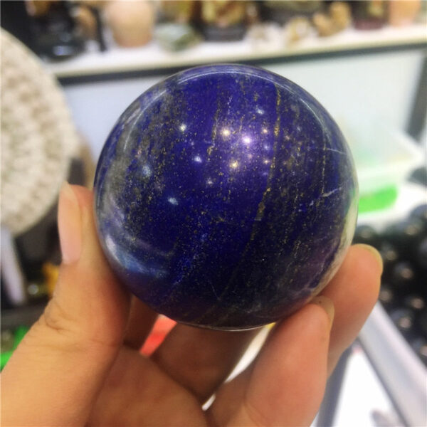 Crystal Healing~Natural crystal mineral lapis lazuli crystal ball stone for home decoration