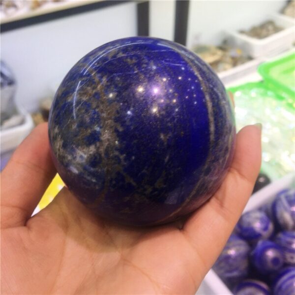 Crystal Healing~Natural crystal mineral lapis lazuli crystal ball stone for home decoration