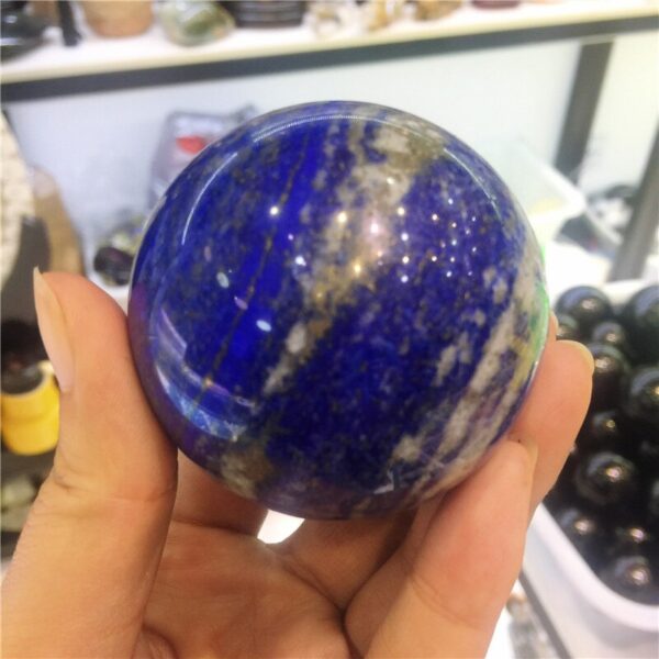 Crystal Healing~Natural crystal mineral lapis lazuli crystal ball stone for home decoration