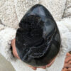 Natural Septarian Geode Dragon Egg Quartz Egg Cluster Crystal Healing Random - Stones
