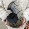 Natural Septarian Geode Dragon Egg Quartz Egg Cluster Crystal Healing Random - Stones