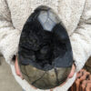 Natural Septarian Geode Dragon Egg Quartz Egg Cluster Crystal Healing Random - Stones