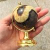Crystal Healing~New arrivals natural Fantasy amethyst crystal labradorite ball tellurion  globe stone Home decoration Fashion  Gift Office 1pcs