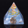 Reiki Pyramid~Orgonite Pyramid Natural stone Yoga Energy Decoration Crystal Pyramid Magic Reiki Ceremony Resin Decorative Craft Jewelry Gift