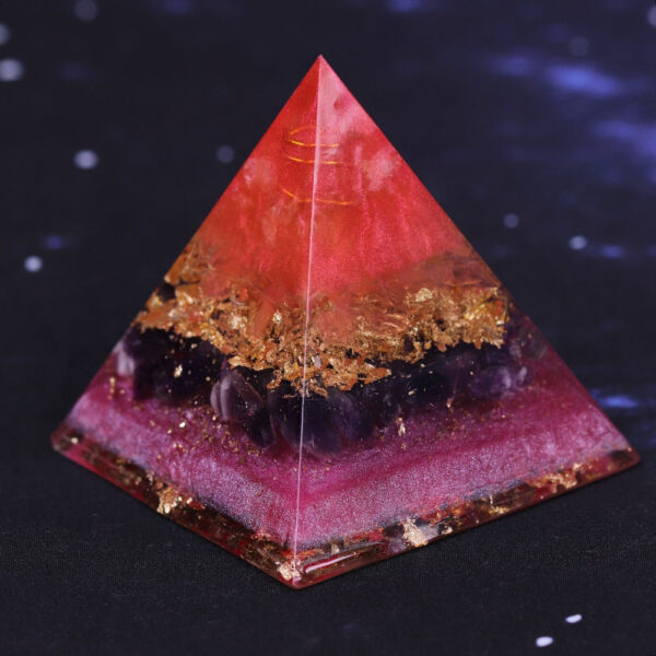 Reiki Pyramid~Reiki Orion/Ogan Energy Pyramid Orgonite Energy Converter Emotional Relationships Increase The Frequency Of Love Gift