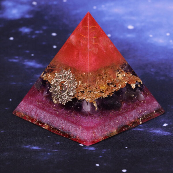 Reiki Pyramid~Reiki Orion/Ogan Energy Pyramid Orgonite Energy Converter Emotional Relationships Increase The Frequency Of Love Gift