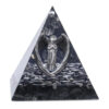 Resin Orgone Pyramid With Metal Guardian Angel And Tumbled Stones Orgonite Energy Generator For Protection Reiki Home Decor
