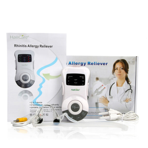 Health Energy~Rhinitis Allergy Reliever Anti Snoring Device Laser Therapy Nose Massager Low Frequency Pulse Sinusitis Treatment Health Care