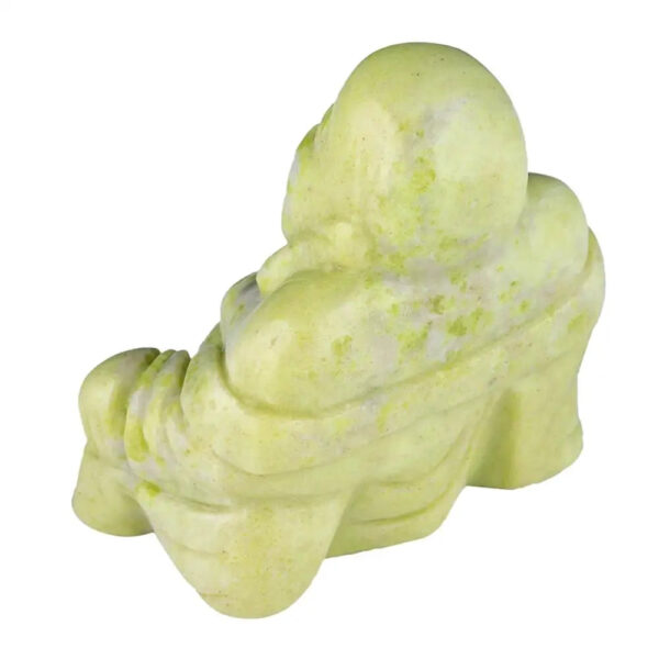 1.5''Healing Gem Stone Laughing Buddha Statue Figurine,Hand Carved Amulet Pocket Stone for Feng Shui Home Decoration