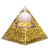 Natural Crystal Stones Pyramid Amethyst Lapis Lazuli Healing Reiki Energy For Meditation Room Decor Home Decoration
