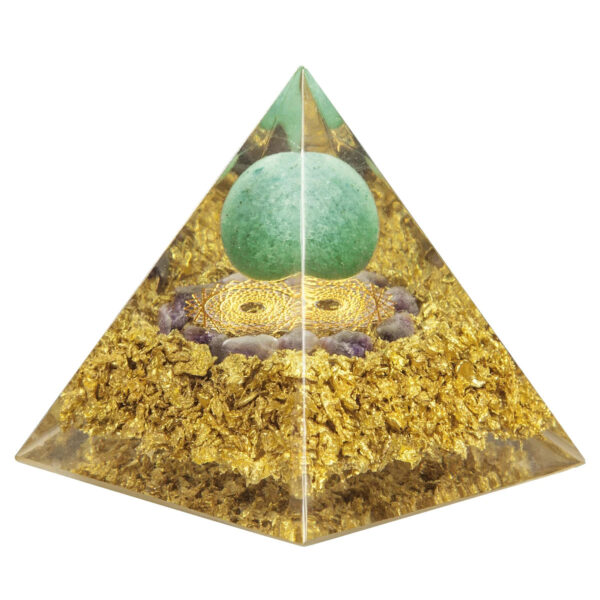 Natural Crystal Stones Pyramid Amethyst Lapis Lazuli Healing Reiki Energy For Meditation Room Decor Home Decoration