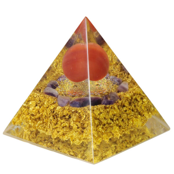 Natural Crystal Stones Pyramid Amethyst Lapis Lazuli Healing Reiki Energy For Meditation Room Decor Home Decoration