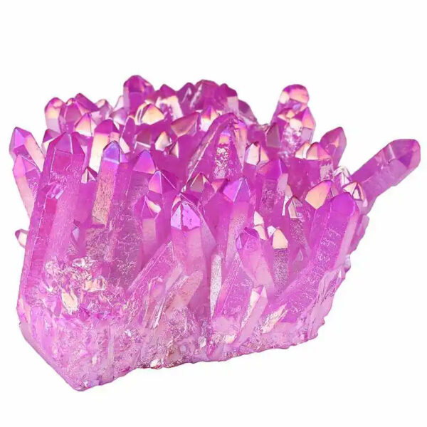 Natural Crystal Titanium Coated Aura Quartz Cluster Geode Druzy Home Decoration Gem stone Specimen