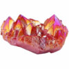 Natural Crystal Titanium Coated Aura Quartz Cluster Geode Druzy Home Decoration Gem stone Specimen