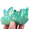 Natural Crystal Titanium Coated Aura Quartz Cluster Geode Druzy Home Decoration Gem stone Specimen
